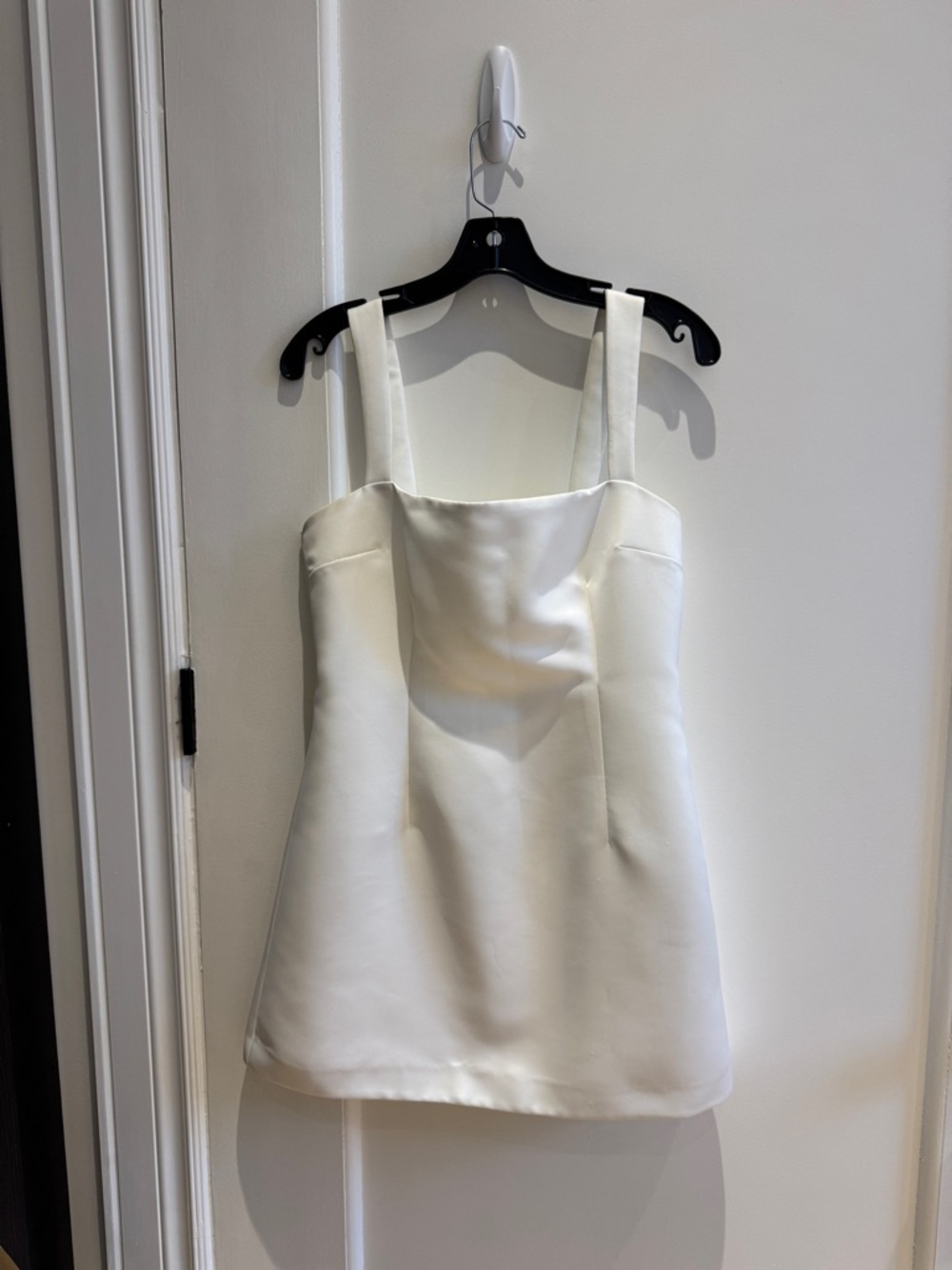 Lovers + Friends White Mini Dress with Square Neck (worn once)